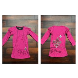 Baby Girl Clothes Little Girls Magenta Pink Dress Size 7 Years 