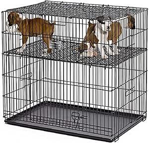 Two Level Dog Crate On Roller Wheels $ 35