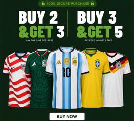 Soccer jerseys