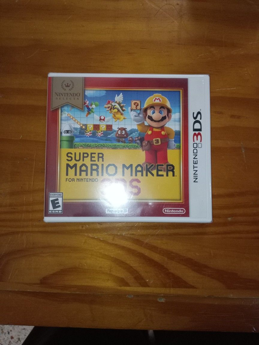 Super Mario Maker 3DS Brand New