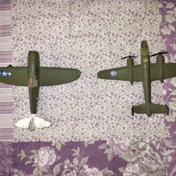 Old Planes,Made Of Steel.Old Is Better Than New.Missing Few Parts From Battle.