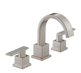 Delta 3553LF-SS Vero Widespread Bathroom Faucet w/Pop-up Drain Assembly