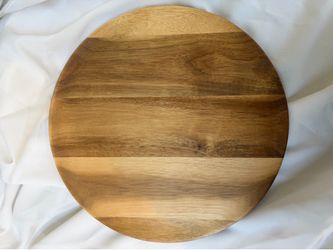 Magnolia wood acacia charger plate (16)