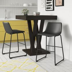 Brand new FAUX leather Counter Stools - Set of 2, 4 Chairs Available 