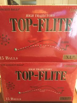 Top flite golf balls. New 15 ball pack.