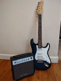 Glen Burton electric guitar and amp