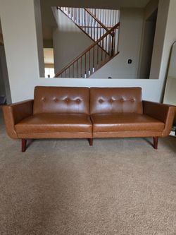 Leather couch