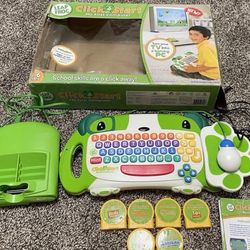 LeapFrog Clickstart My First Computer & Controller Console 7 Games All Pieces