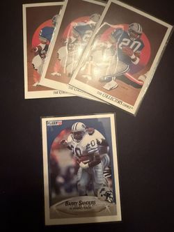 Barry Sanders - 4 Cards!!!
