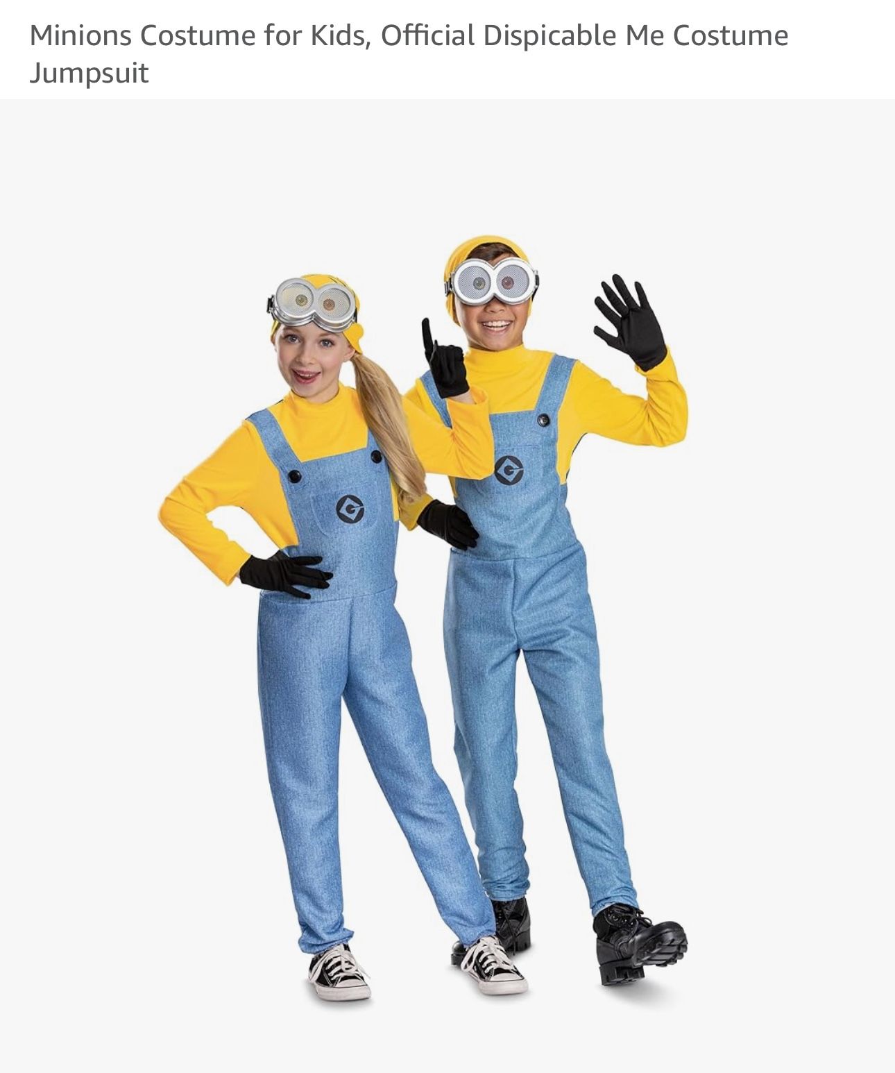 Minions Halloween costume