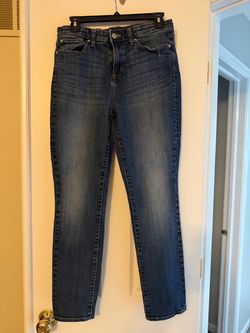 Medium Wash Straight Leg Jeans