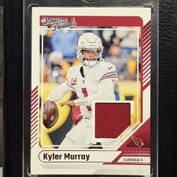 2024 Donruss Arizona Cardinals Kyler Murray Jersey patch card !!