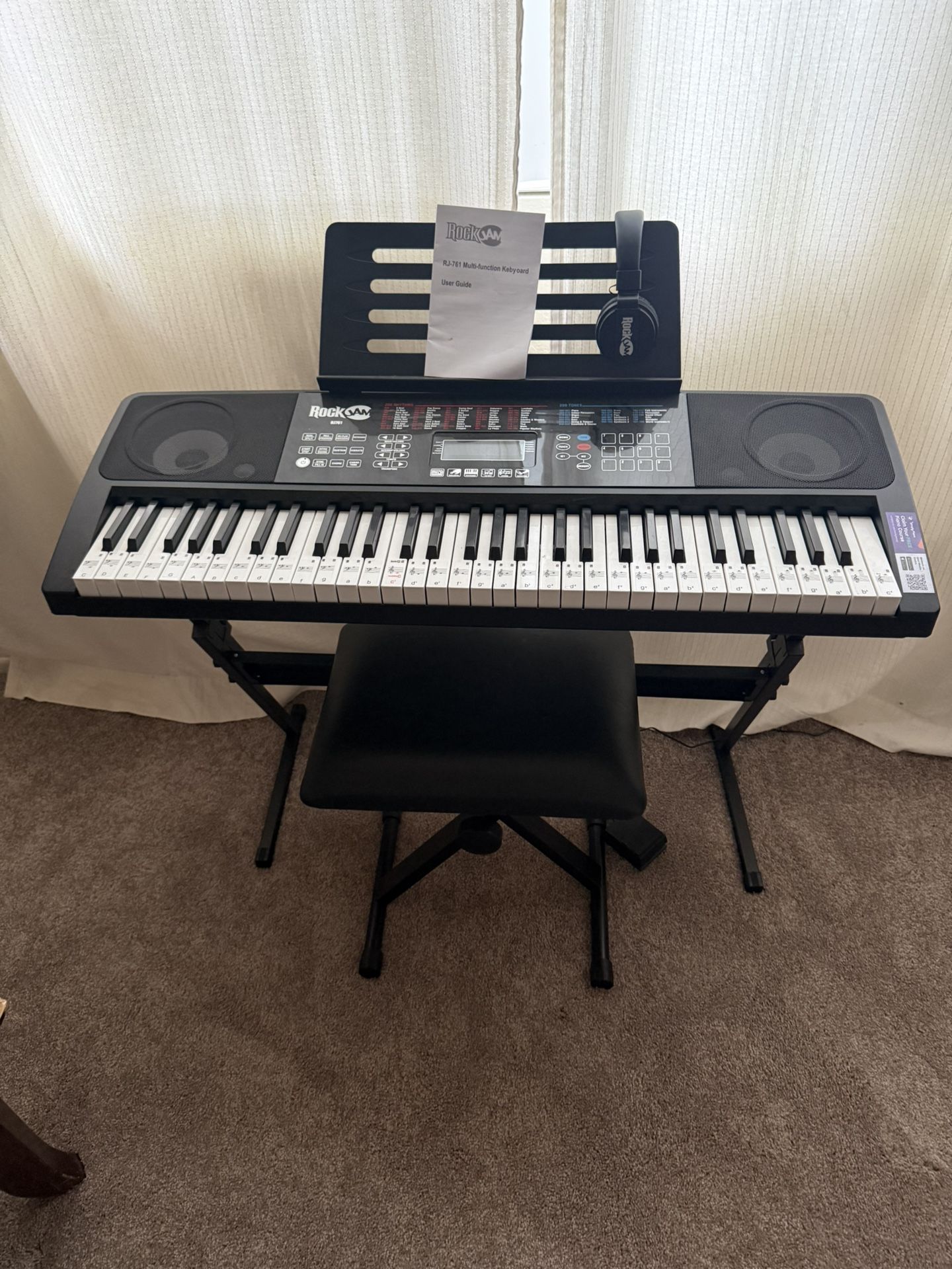 Electric Piano Keyboard
