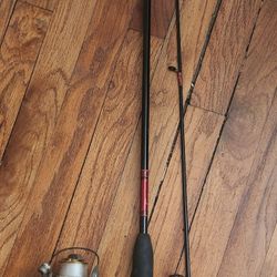 Medium Action Fishing Combo Bass Pro Reel + Shakespeare Pole