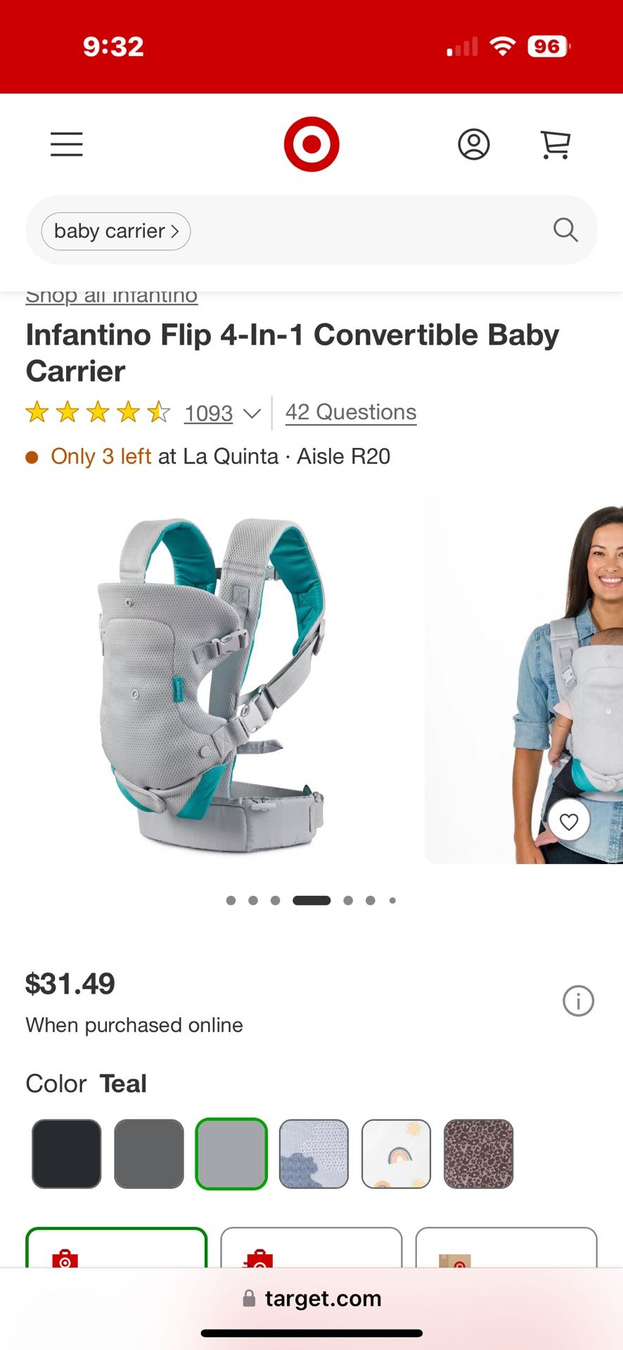 Infantino Baby Carrier