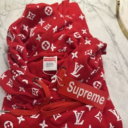 Louis Vuitton X Supreme Hoodie 