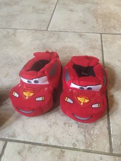 Cars slippers size 11/12