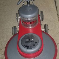 Sanitaire 20"Commercial Floor Burnisher 1.5hp 1,500 RPM (Like New) W/ Lots Of Extra Pads 