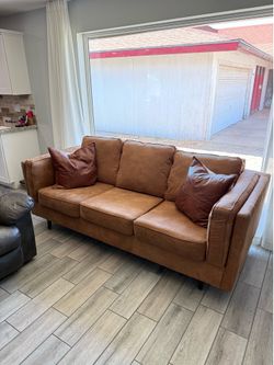 Brown couch
