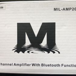 4 Channel Amplifier With Bluetooth Function - Marine/Golf Cart