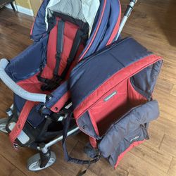 Stroller and bassinet   