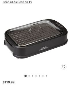 Power smokeless grill