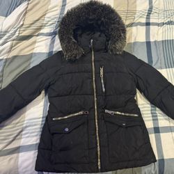 How Dare U Outerwear Puffer Coat Womens Medium Black Padded Jacket