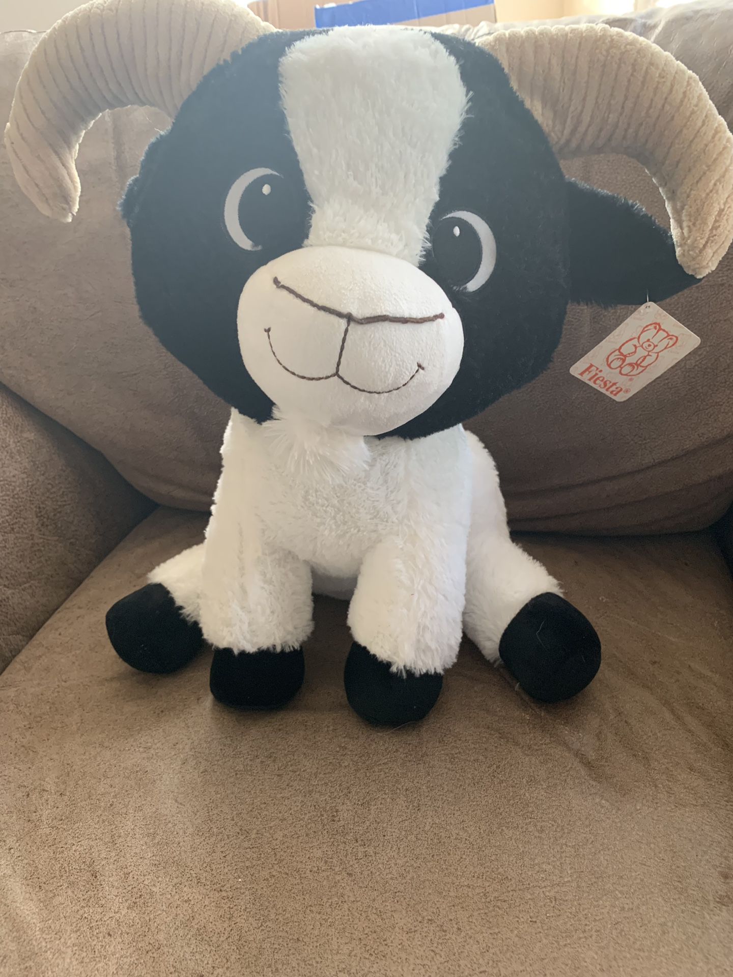 Large Billy Goat stuffed animal plushie 16inch