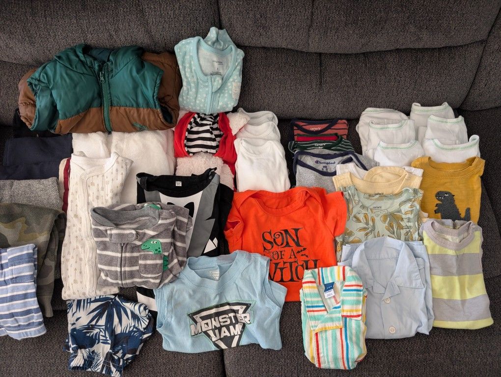 Baby Boy Clothes and Miscellaneous 