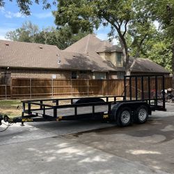 Utility Trailer Flatbed Big Tex New 2023 Clean Title 16x83 Ft Atv Cuatrimoto Polaris Sportsman //Kawasaki Mule// RZR Highlifter XMR X3 Xp4//Honda Ran