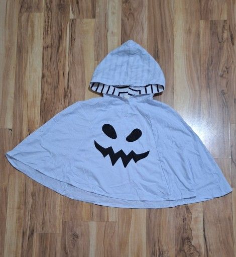 Toddler Ghost Hooded Poncho