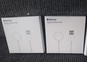 Lot Of 2 Apple i Watch  Magnetic Charger To USB