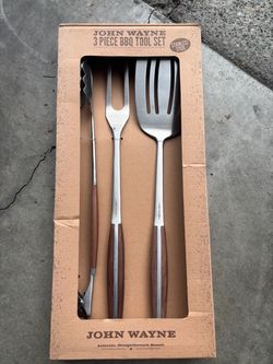 BBQ tool set- John Wayne brand- 3piece