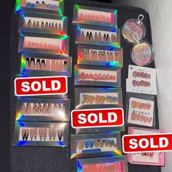 I sell nails all the time. This is my last batch so I’m selling these cheap until I restock five dollars each or two for eight. I marked the ones that