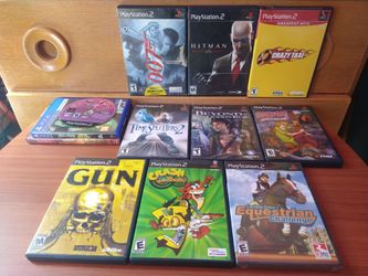 11 PS2 Games & 1 PS4