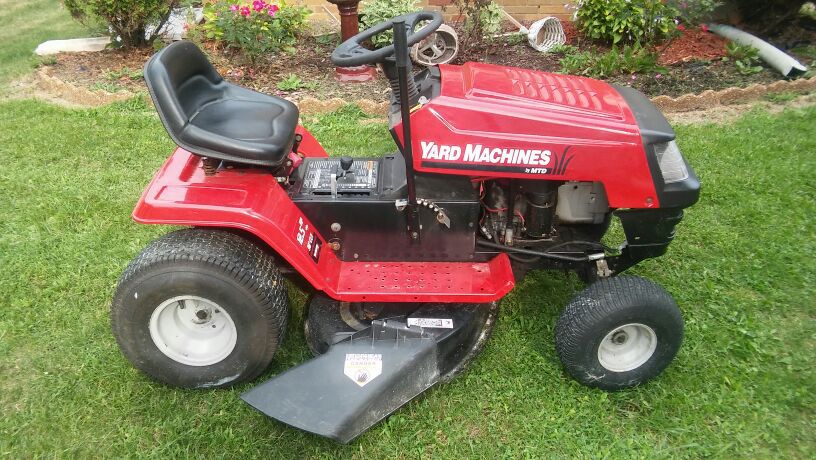 Yard Machines 12.5 hp 38" cut riding lawn mower