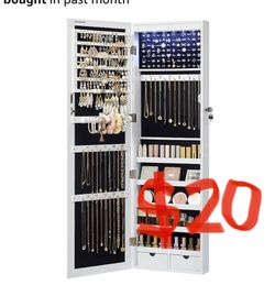 Mirror Jewelry Cabinet
