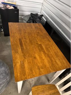 Dining Table with 4 Chairs 48x30x30in