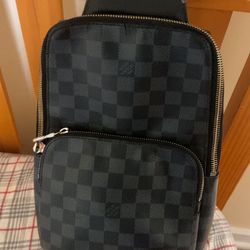LV Avenue Sling Bag Graphite