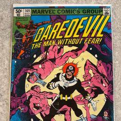 Daredevil #169 (Marvel Comic 1980) Frank Miller ~ 2nd Elektra Appearance