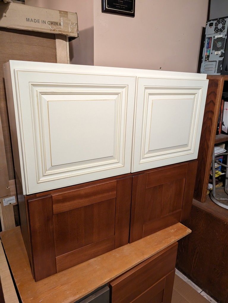 Kitchen Wall Cabinets! Only Wall! New! 6 Colors Available! Price Start @ $40 Each 
