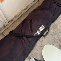 Black Snowboard Bag Luggage Travel Suitcase Snowboarding Case