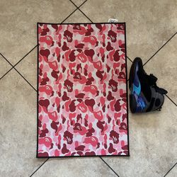 Pink Bathing Ape Rug