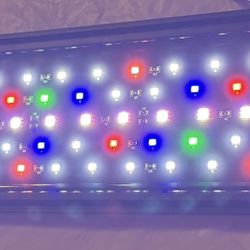Aquarium Plant Light 7-Row LED Fish Tank Lights 8 Colors
