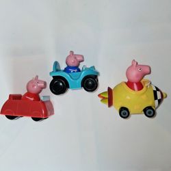 Peppa Pig Cars Lot Of 3