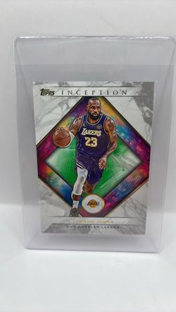 LeBron James Topps Inception Lakers Trading Card