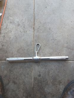 Straight revolving cable attachment (bar)