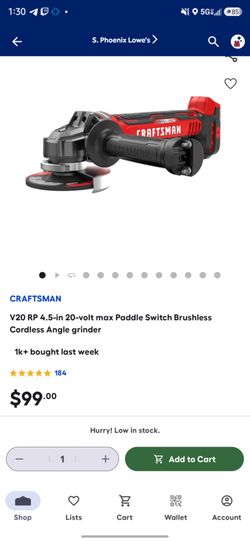 Craftsman angle grinder