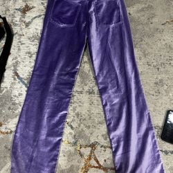 Brand New Rag & Bone Ny Purple Velvet Size 2 Pants