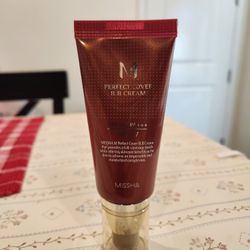 MISSHA M Perfect Cover BB Cream No.27 Honey Beige - Medium with Neutral/Warm Undertone SPF 42 PA +++ 1.69 Fl Oz - Tinted Moisturizer for face with SPF